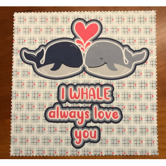 brillendoekje I whale always love you